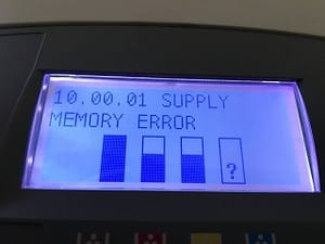 خطای Supply Memory Error در پرینترهای HP