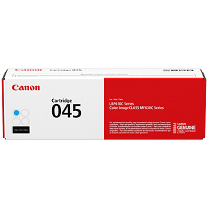 کارتریج تونر کانن 045 آبی - Genuine Cyan Canon 045C Toner Cartridge 1241C002
