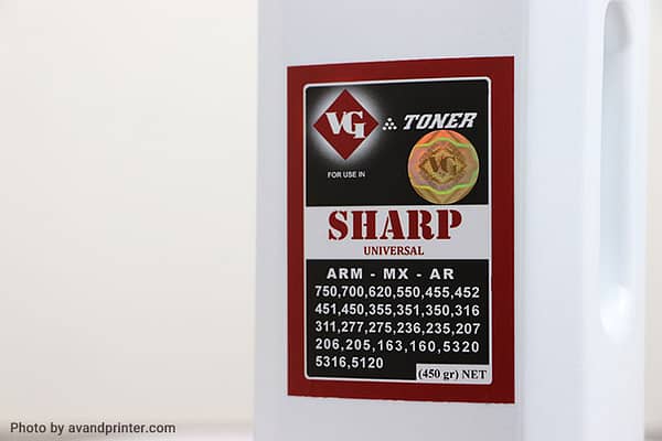 تونر شارژ شارپ Sharp وی جی 450 گرمی